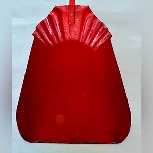 Red Metal Coal Shovel Vintage